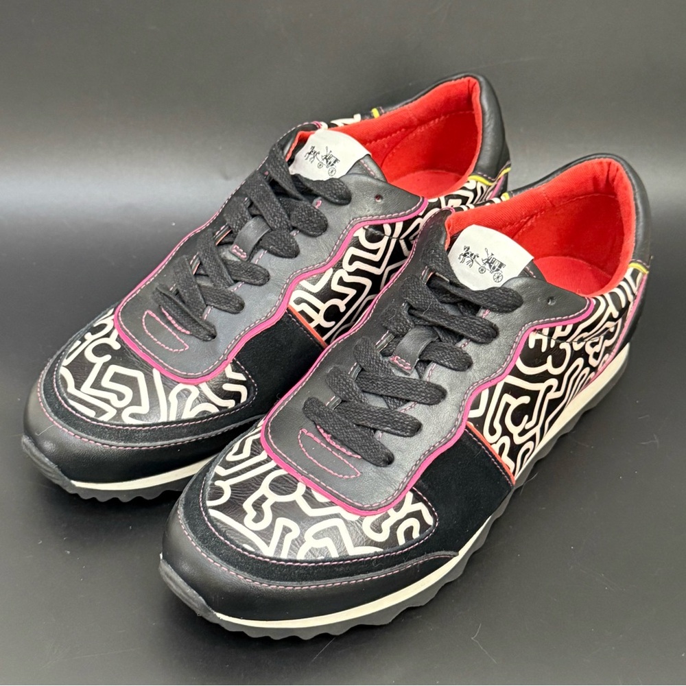 COACH X Keith Haring Limited Ed Casual Urban Collection Women’s Sneakers Size 8B